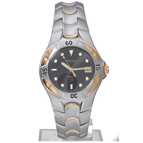 NIB Bulova Marine Star 2-Tone Steel Watch